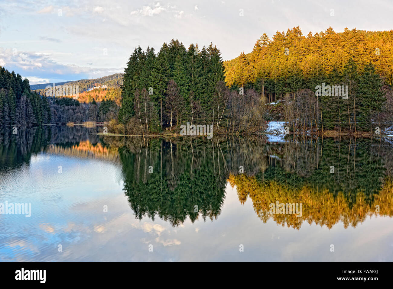 Sösestausee in Harz,Germany. Stock Photo