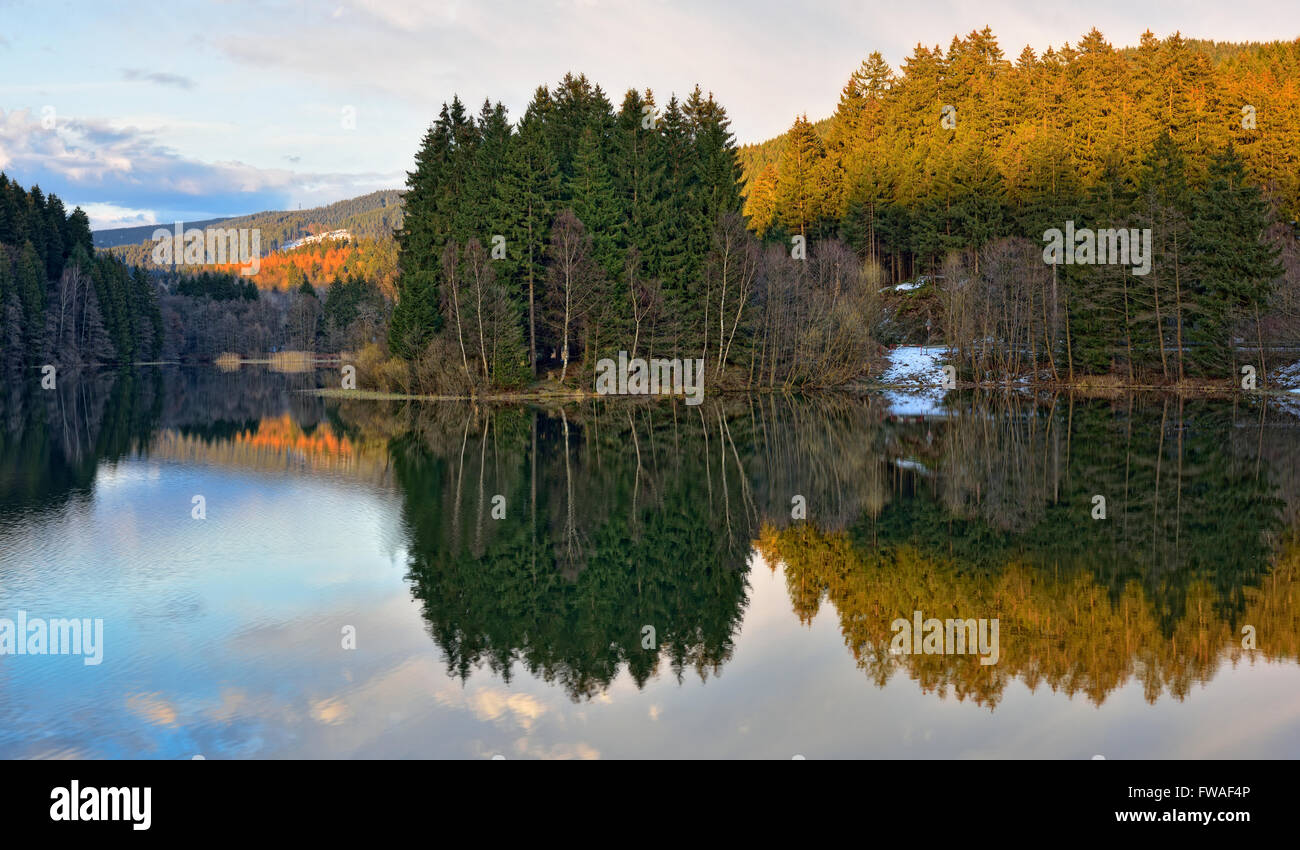 Sösestausee in Harz,Germany. Stock Photo