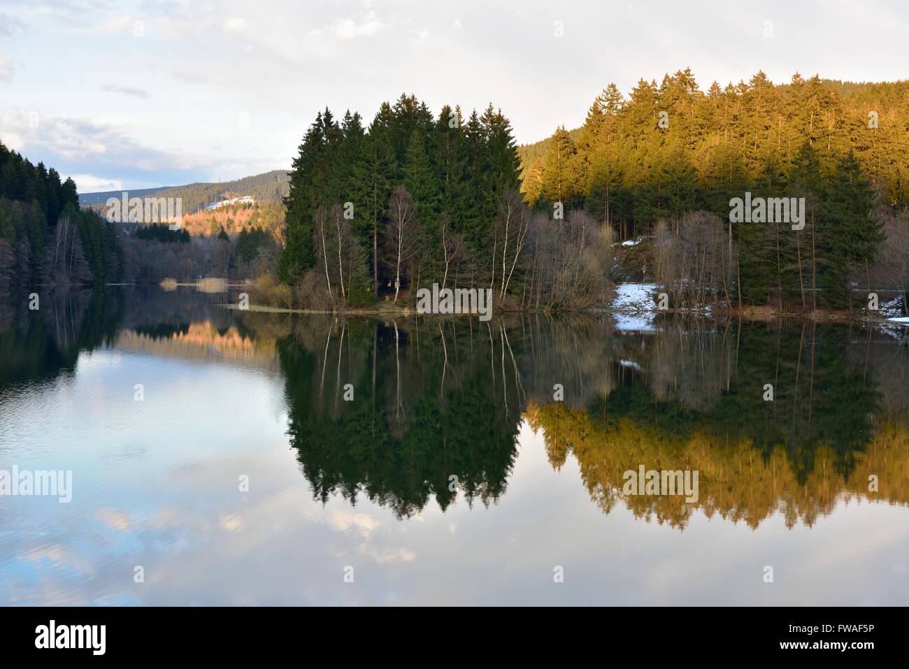 Sösestausee in Harz,Germany. Stock Photo