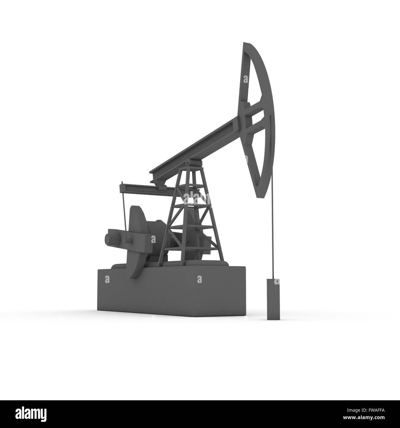 Oil Pump 3D illustration Stock Photo Alamy