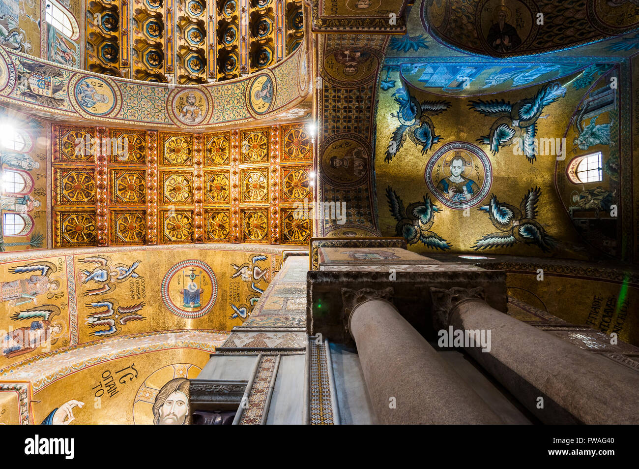 Palermo Cathedral Interior Palermo Sicily High Resolution Stock ...