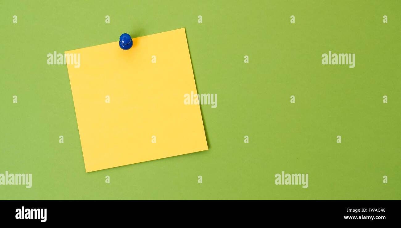 Square Open Note Blank Yellow Note Square Stock Photo - Alamy