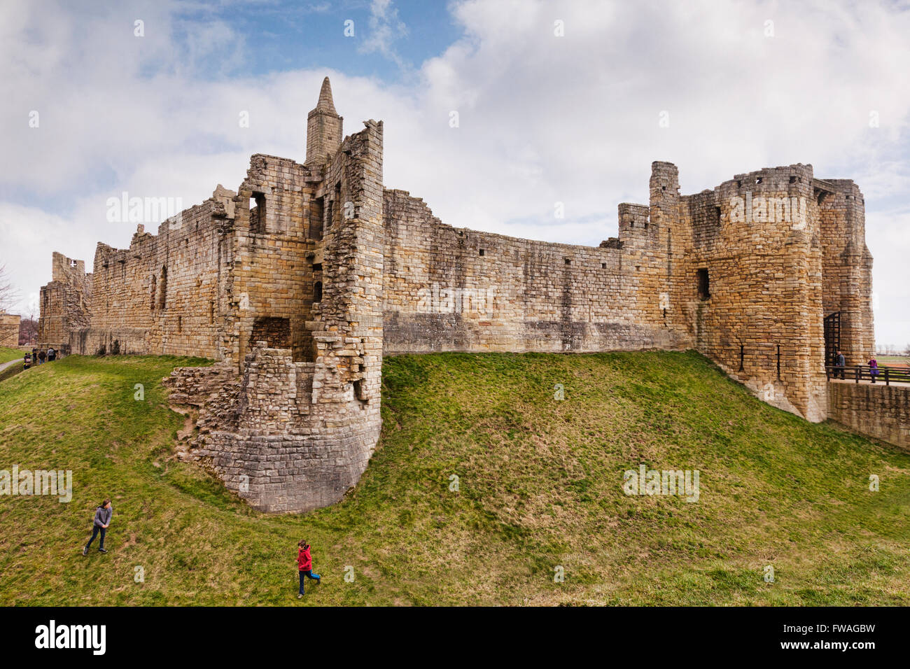Warkworth Castle, Northumberland, England, UK Stock Photo Alamy