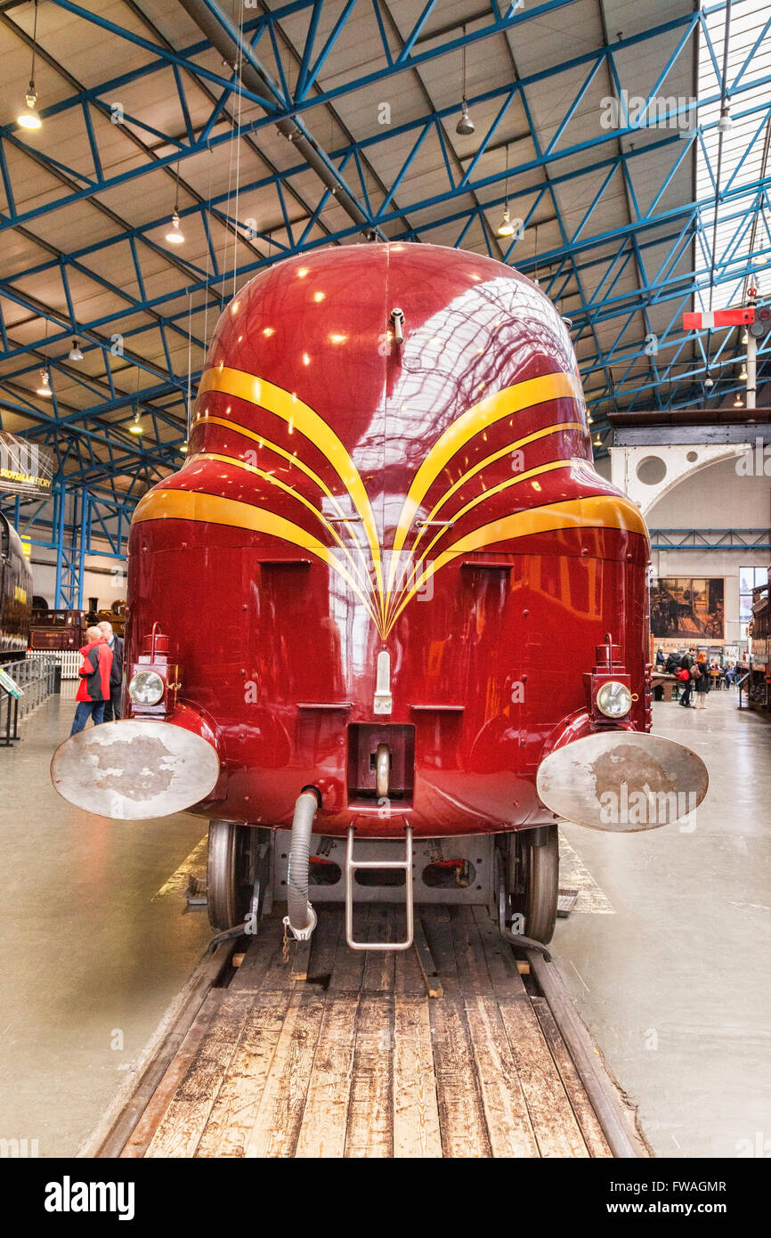 Coronation Class Pacific steam locomotive Duchess of Hamilton in the National Railway Museum at York, North Yorkshire, England, Stock Photo