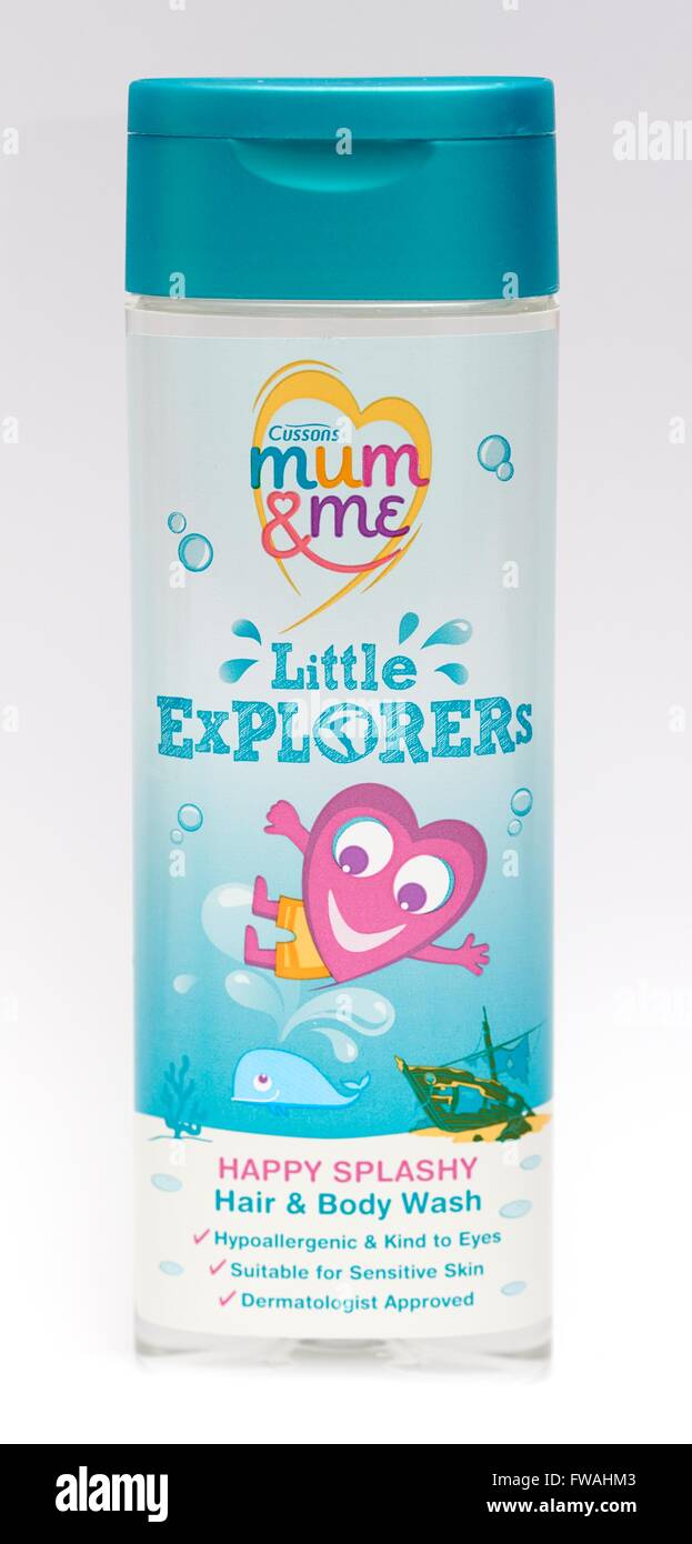 Children's hair and body wash Stock Photo Alamy