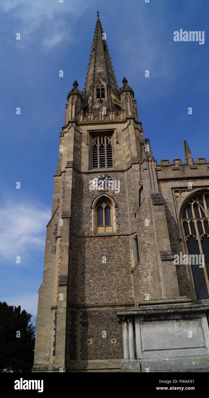 St Mary's Church, Saffron Walden, Essex, UK Stock Photo Alamy