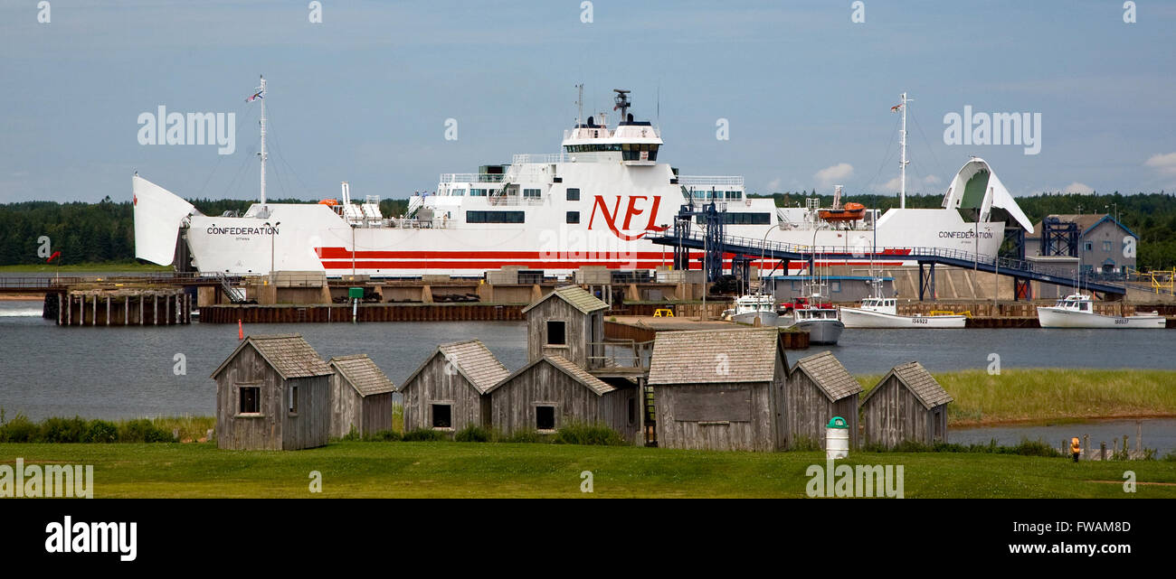 Ferry to Prince Edward Island Stock Photo Alamy