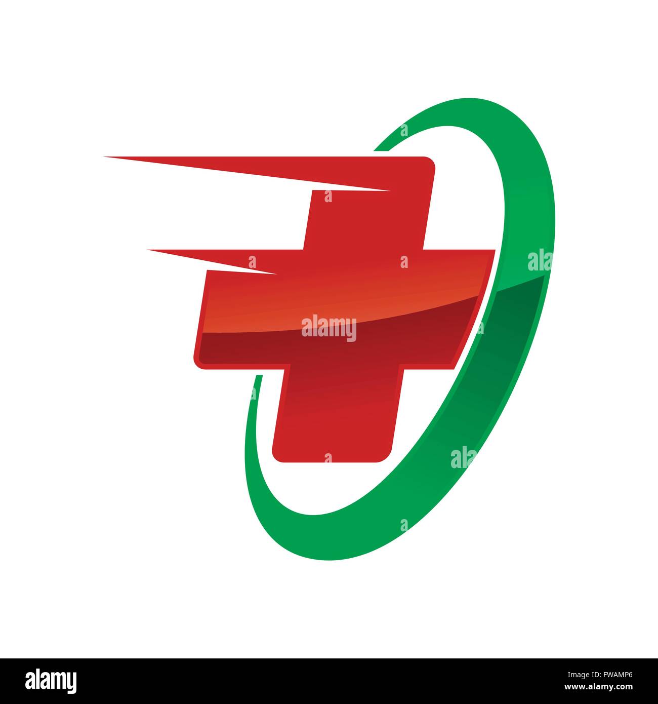 Fast Medical Service Stock Vector