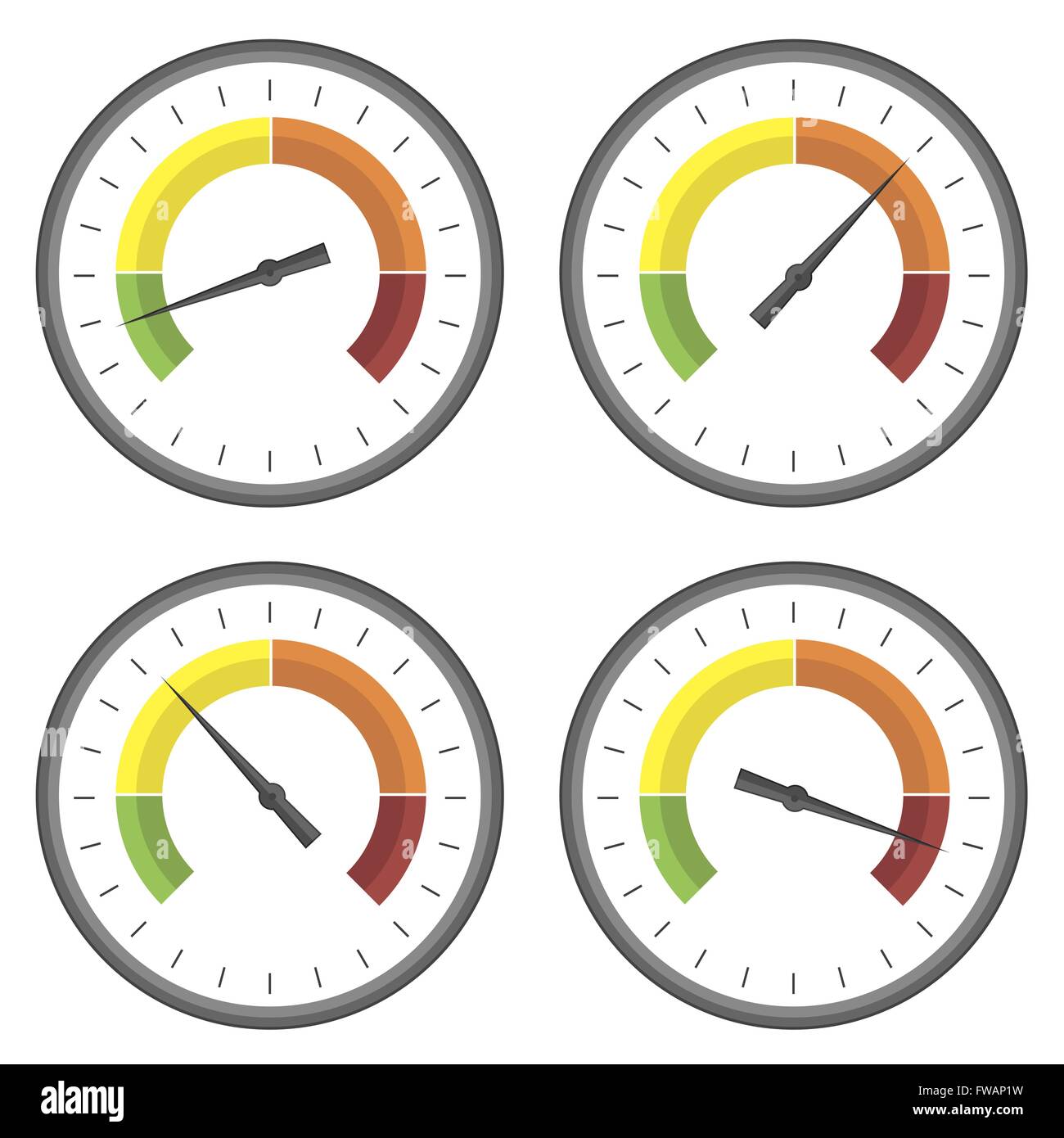 Set of Manometer Icons Stock Vector Image & Art Alamy