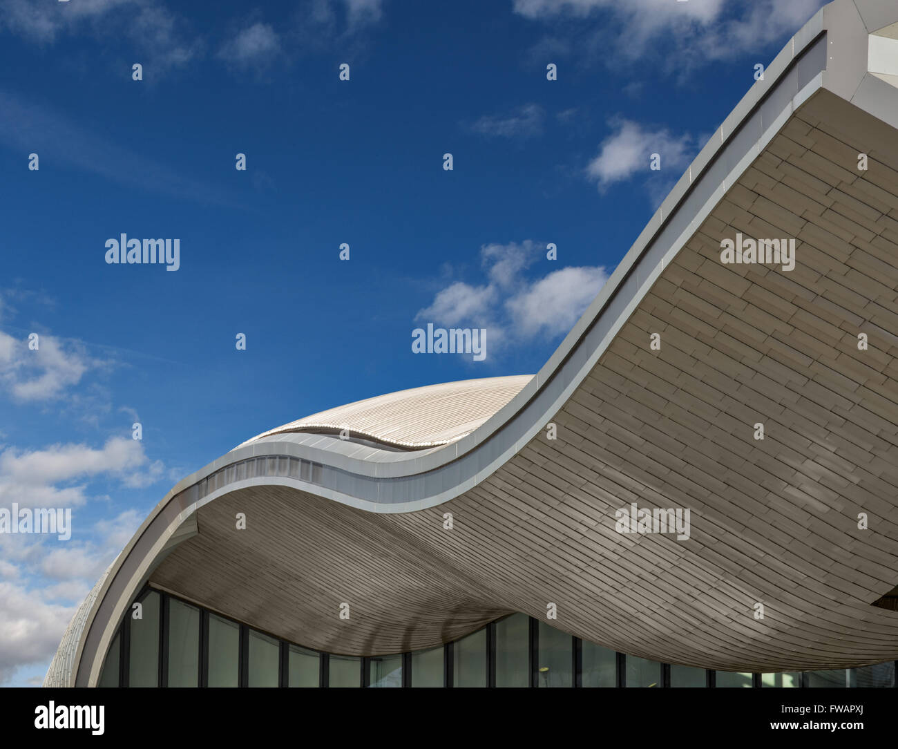Slough Bus Station designed by Bblur Architecture Stock Photo