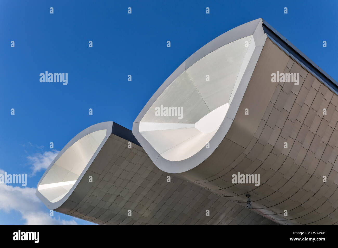 Slough Bus Station designed by Bblur Architecture Stock Photo