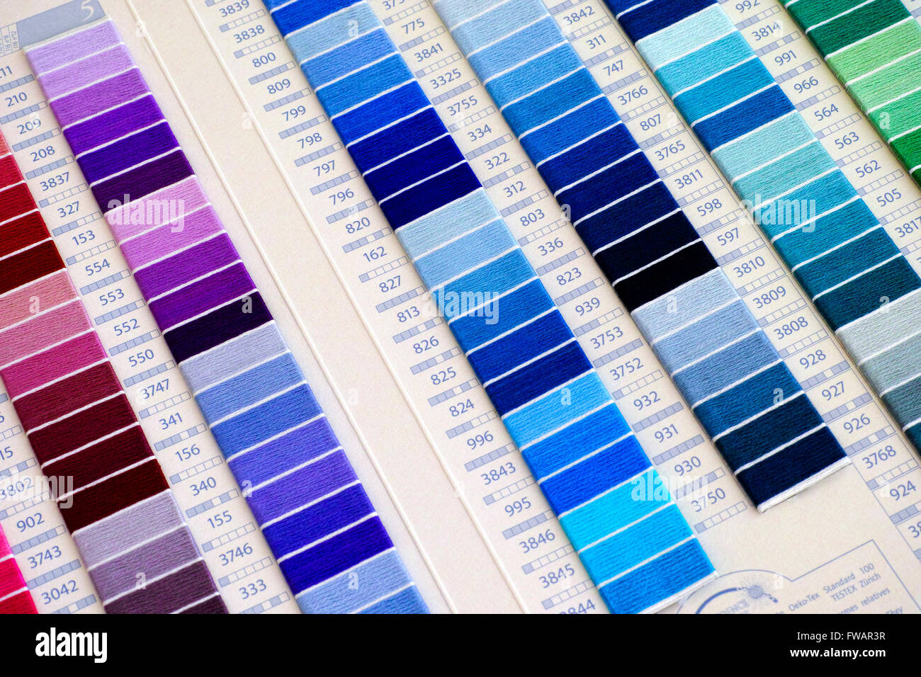 Color shade card hi-res stock photography and images - Alamy