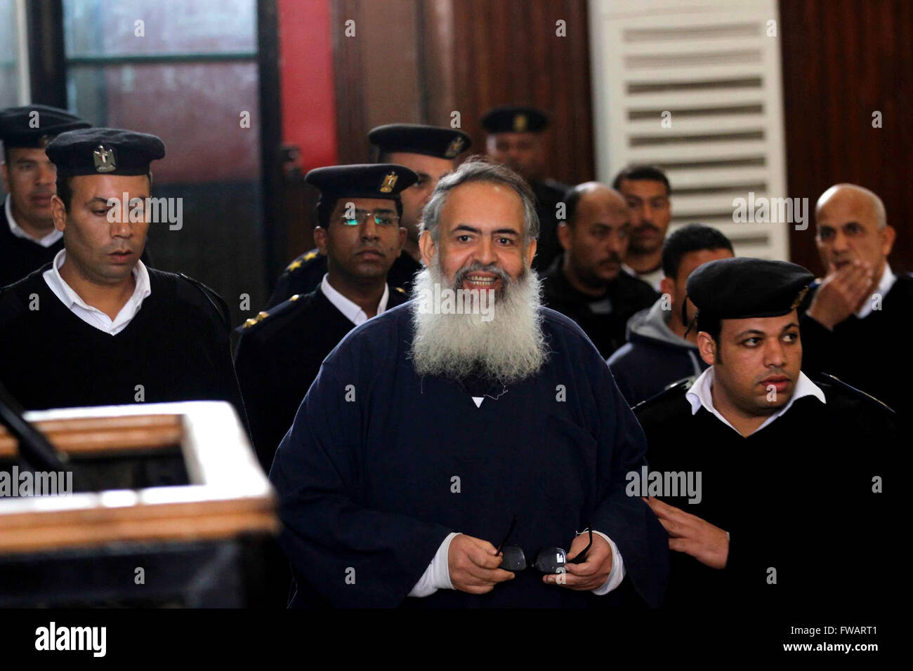 Cairo Egypt 2nd Apr 2016 Egypts Salafi Leader And Former