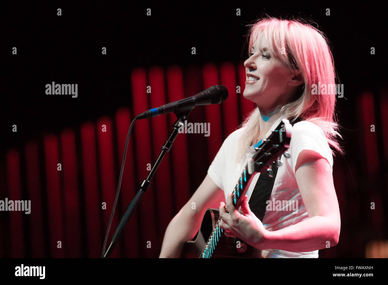 Detroit, Michigan, USA. 1st Apr, 2016. LIZ PHAIR performs on The Smashing Pumpkins ''In Plainsong'' An Acoustic-Electro Evening tour at The Fillmore in Detroit, MI on April 1st 2016 © Marc Nader/ZUMA Wire/Alamy Live News Stock Photo