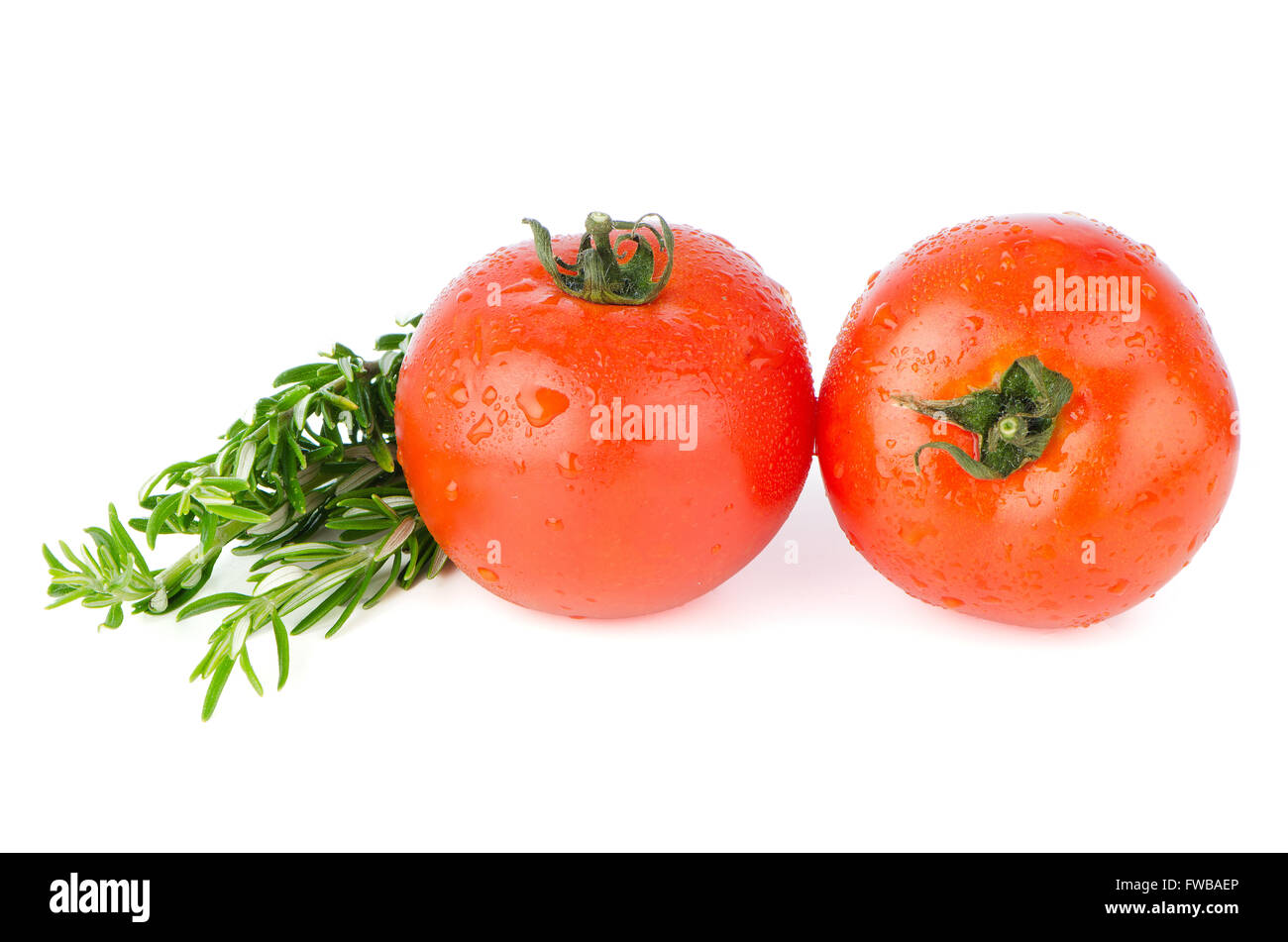 Red tomatoes isolated on white background Stock Photo - Alamy