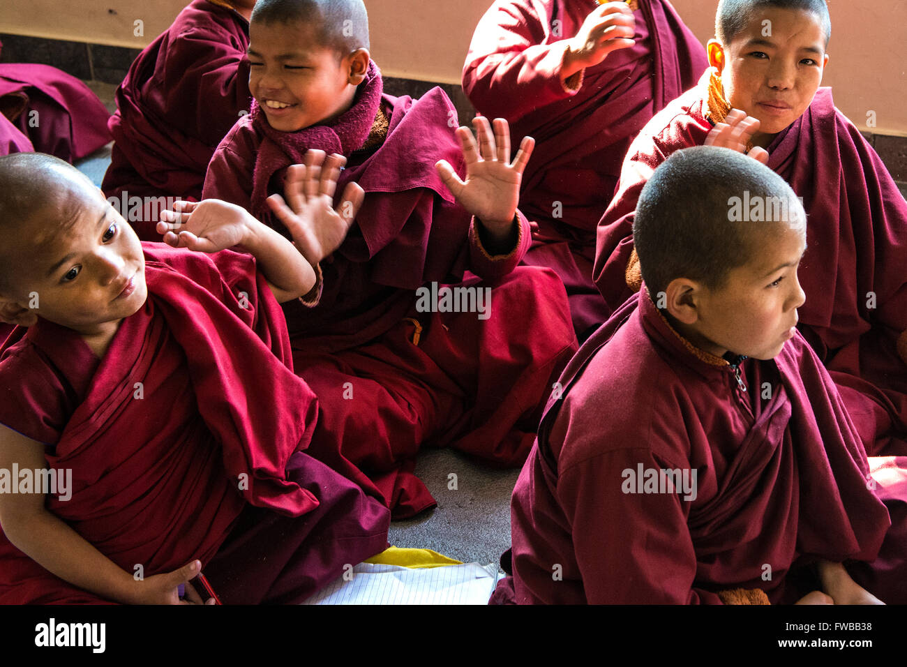 Nepal, Kopan monastery Stock Photo Alamy