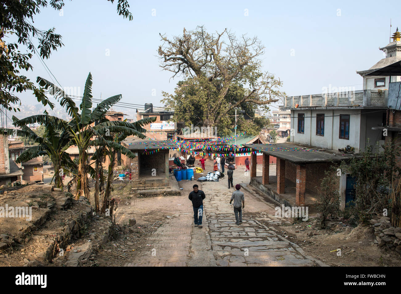 Nepal, Kirtipur, Daily life Stock Photo