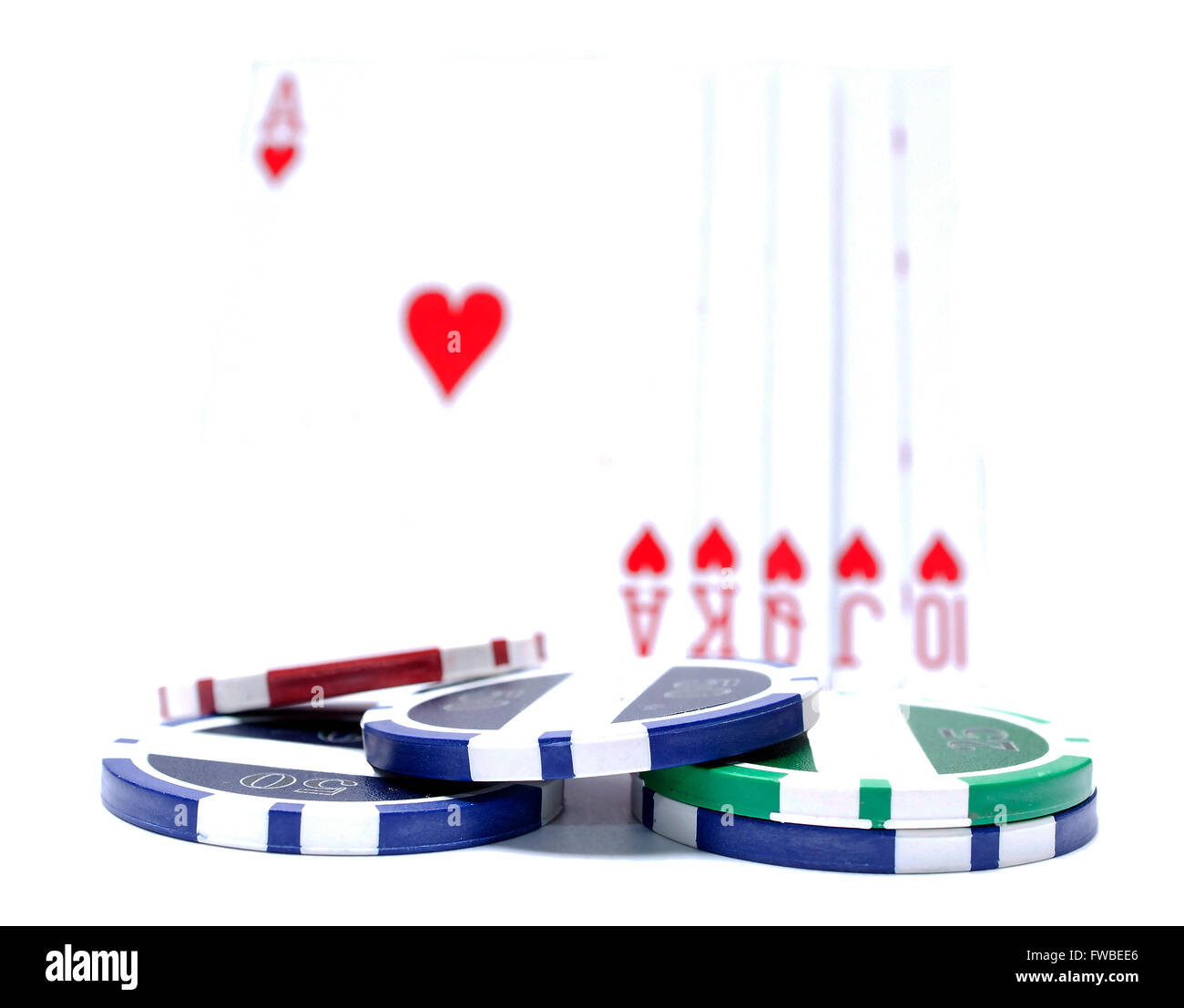 Poker tools Stock Photo
