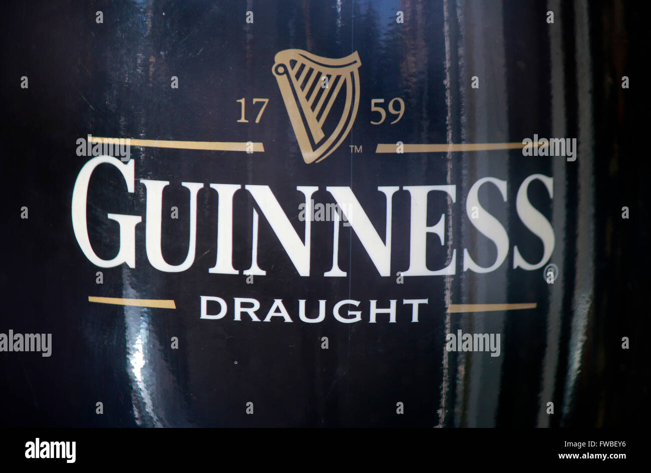 Guinness Emaille-Becher Mit Logo – 250 Ml, Metall, Retro Design, Bruchfest