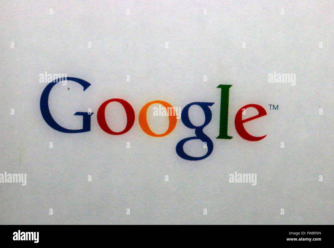 das Logo der Marke 'Google', Berlin. Stock Photo