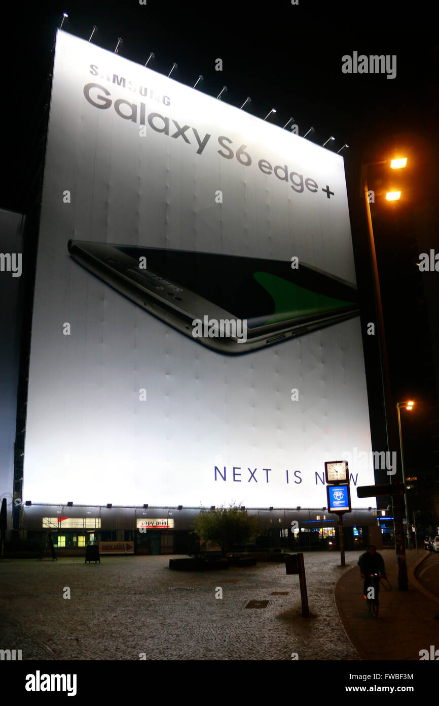 das Logo der Marke 'Samsung Galaxy S6 Edge', Berlin. Stock Photo