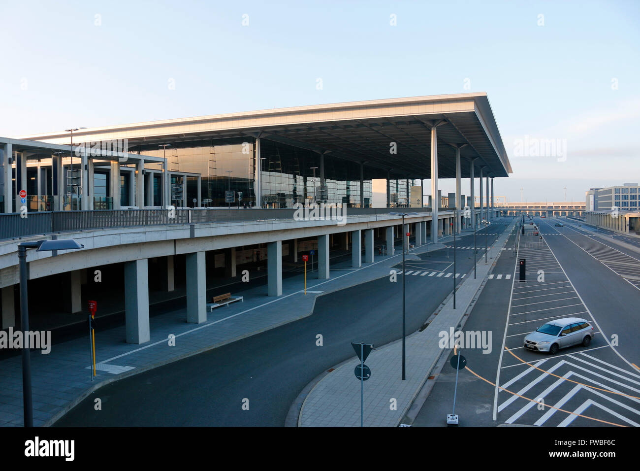 Impressionen - Flughafen BER, Berlin. Stock Photo