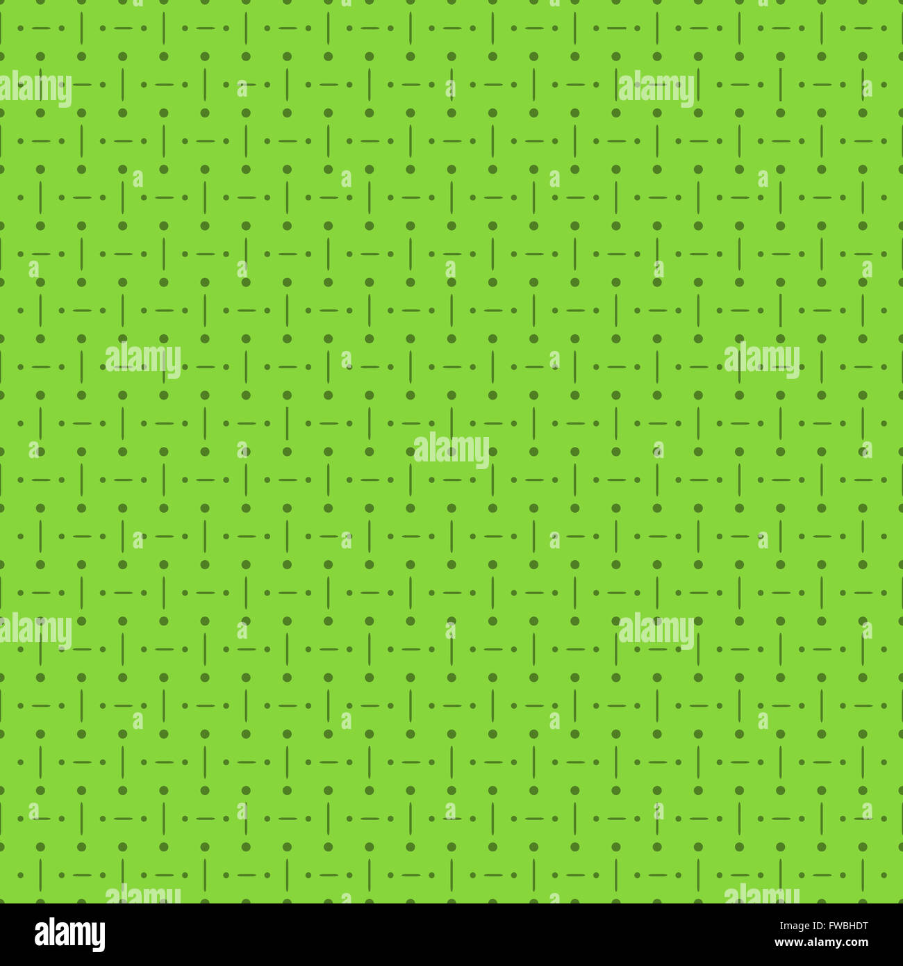 Abstract green seamless pattern with dots and lines Stock Photo - Alamy