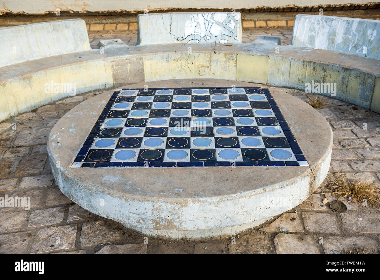 stone game board at Atarim Square in Tel Aviv, Israel Stock Photo Alamy