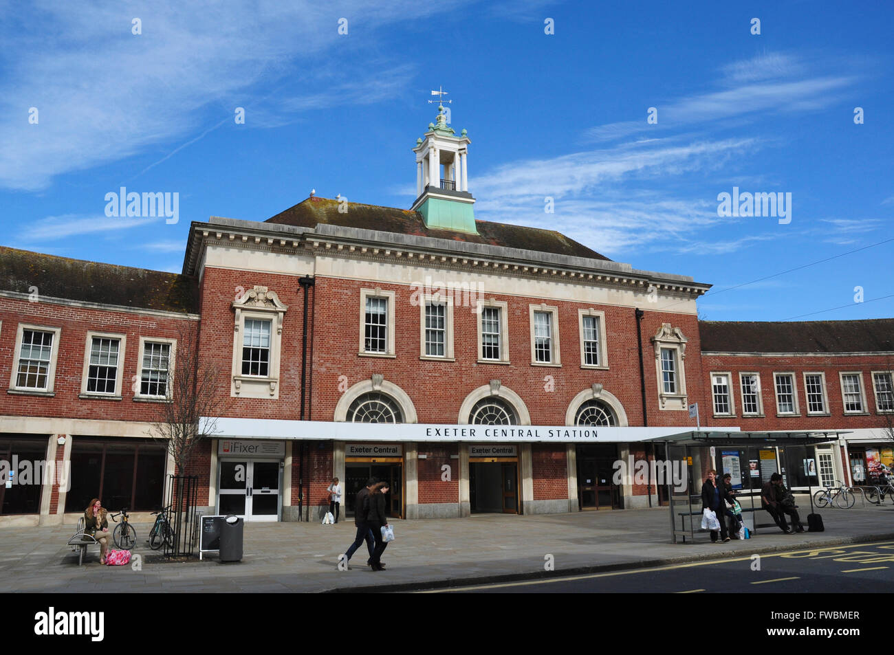 Exeter Central Railway Station, Queen Street, Exeter, Devon, England, UK Stock Photo Alamy