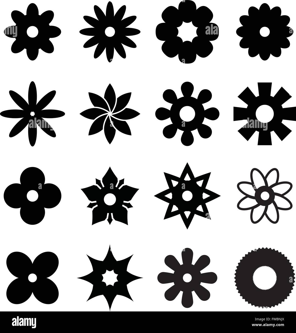 Flower Icon Stock Vector