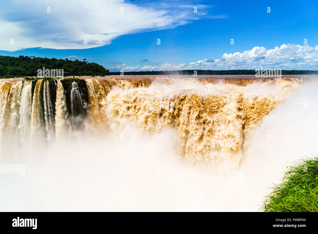 Iguazu Falls, this picture was taken on Argentinean side Stock Photo