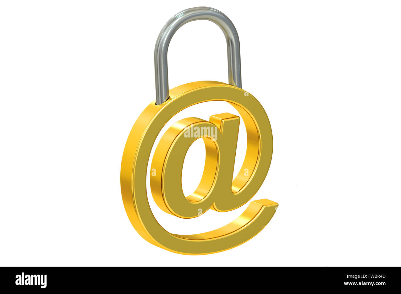 E-mail protection concept, 3D rendering Stock Photo