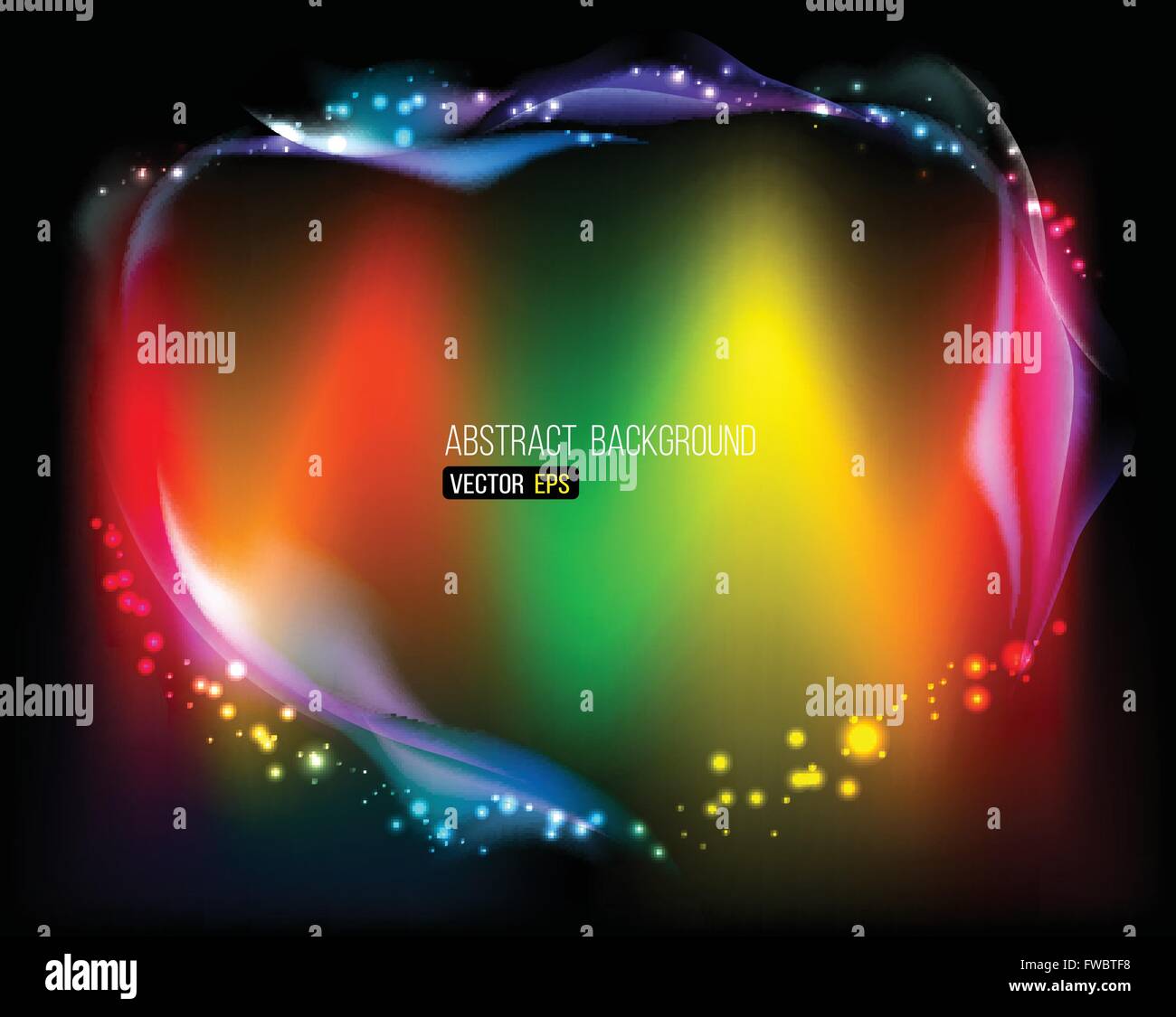 Abstract bright background abstraction with coloured lines. Vector ...
