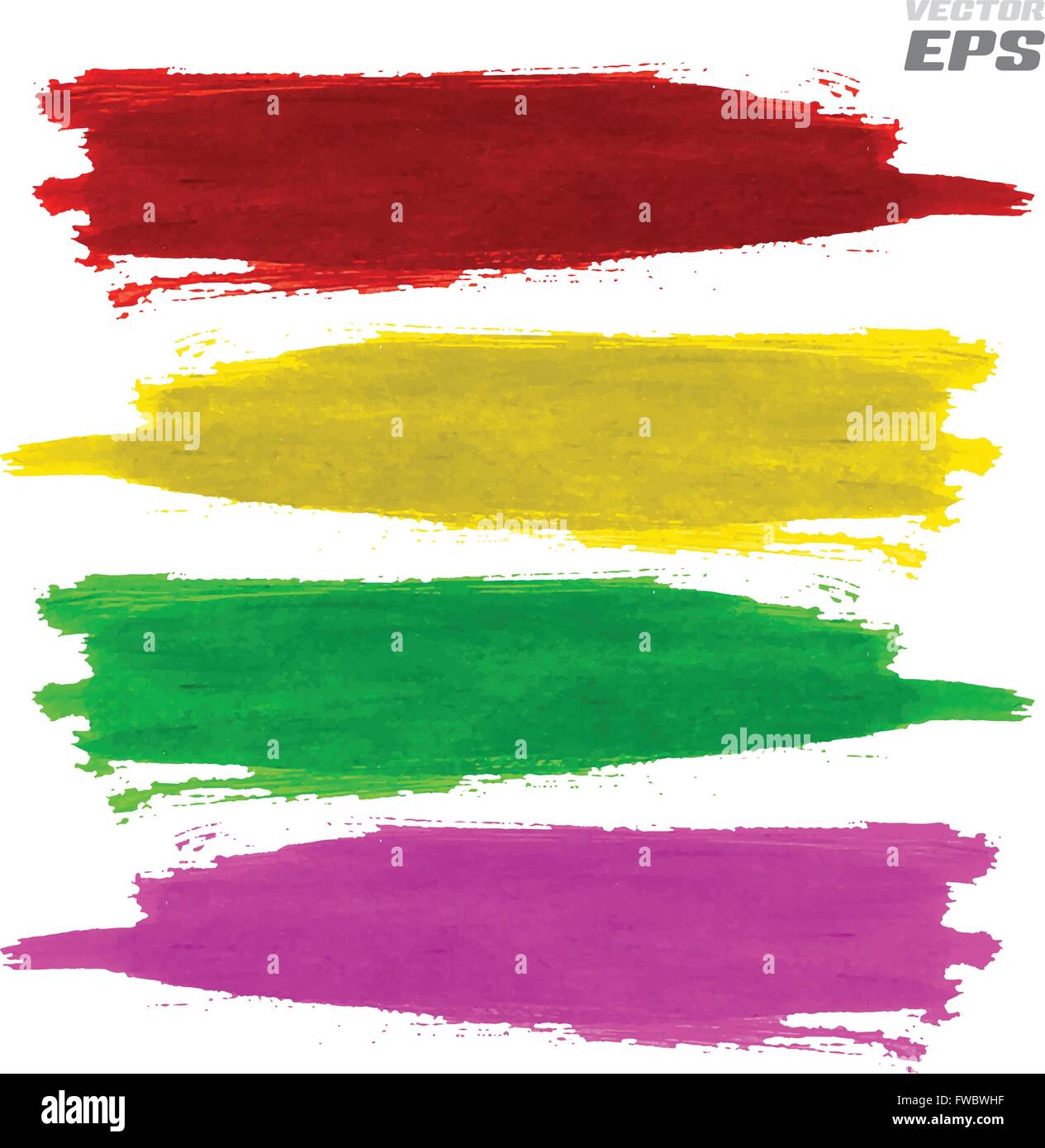 Vector paint stains color splat with paper texture effect. Vector ...