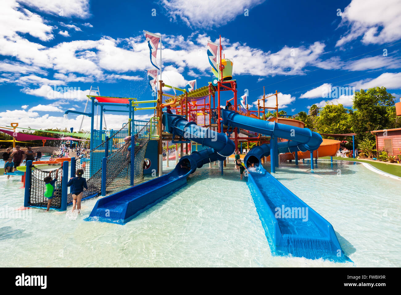 people Wet N Wild water park Las Vegas Nevada Stock Photo 8166