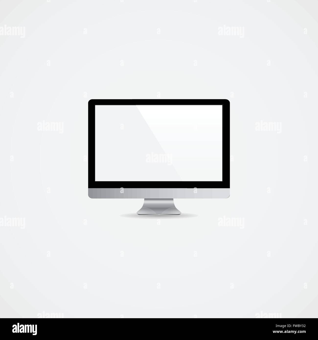 Monitor Background Stock Vector