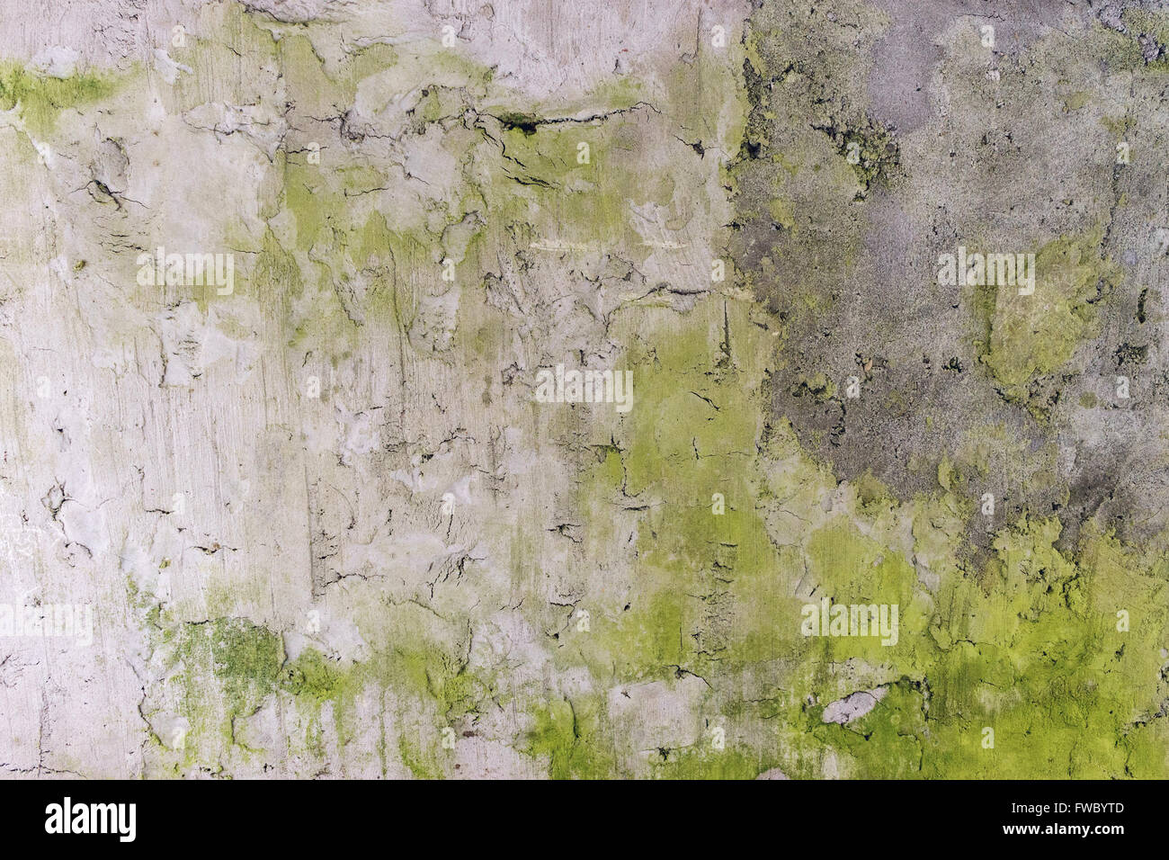 Old concrete wall with cracks, grungy background Stock Photo