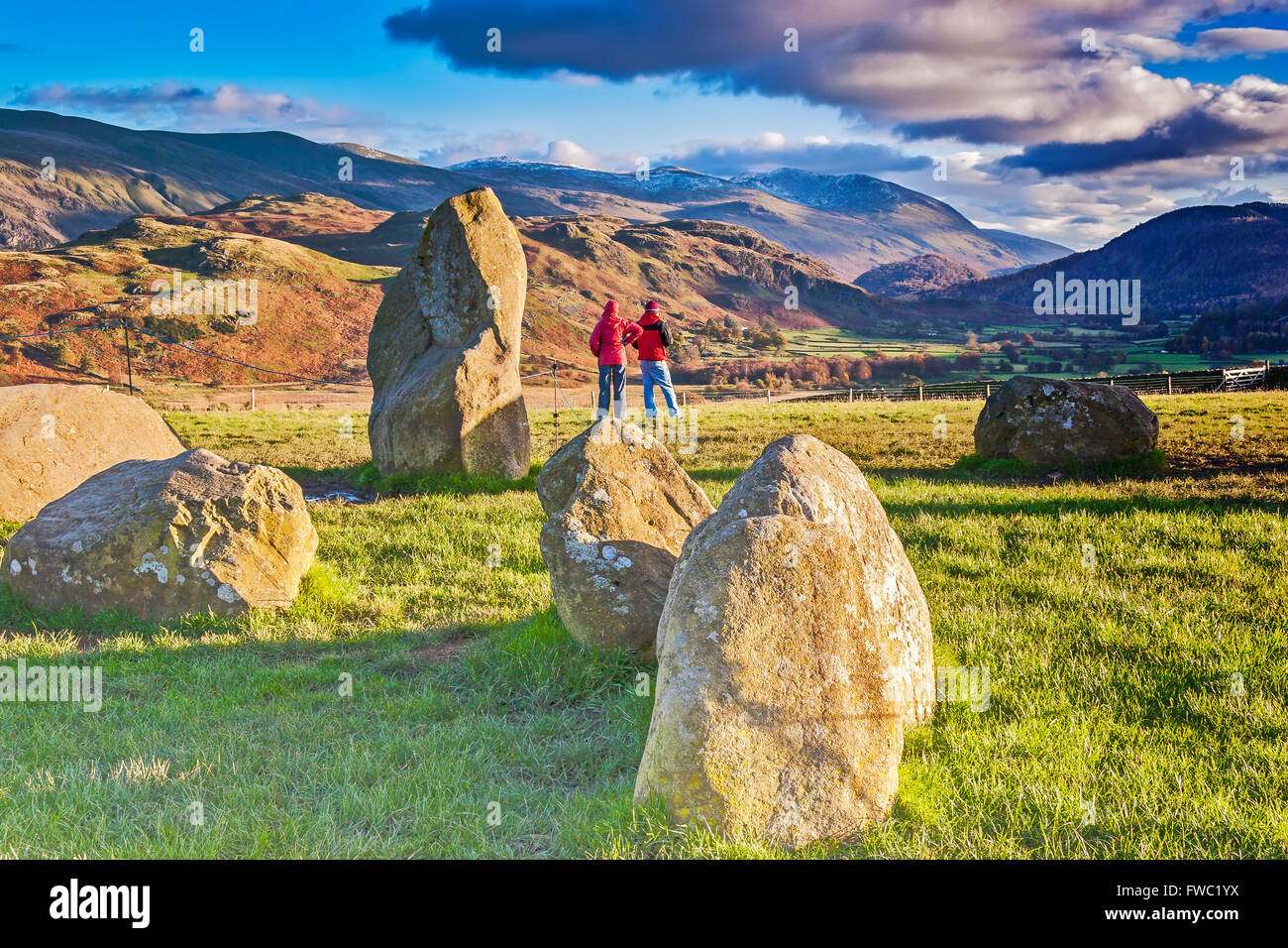 Castlerigg Stone Circle Cumbria UK Stock Photo