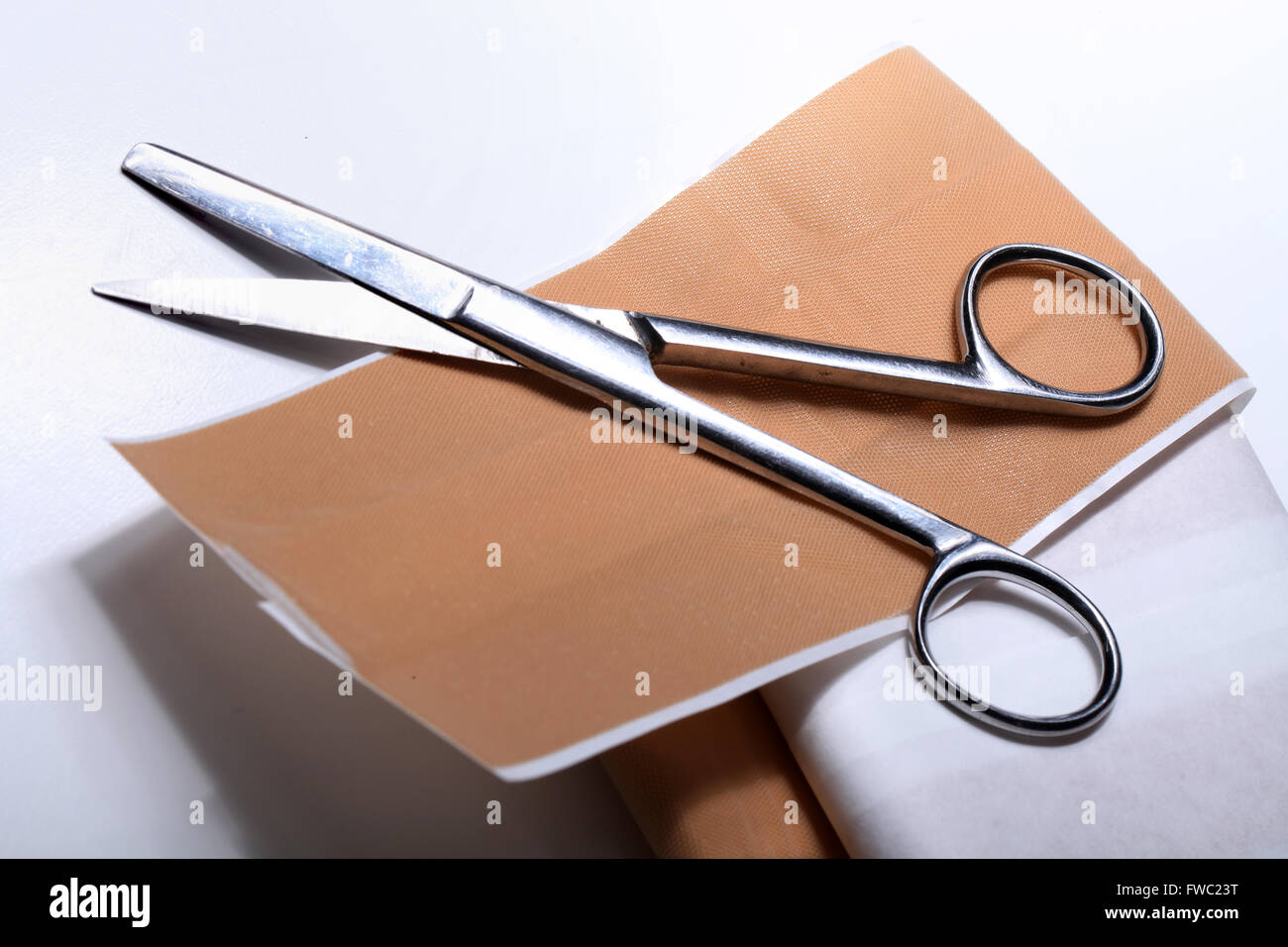 First aid Path and scissors Stock Photo Alamy