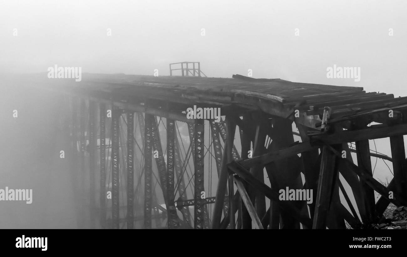 Along the White Pass rail line in Skagway, Alaska Stock Photo Alamy