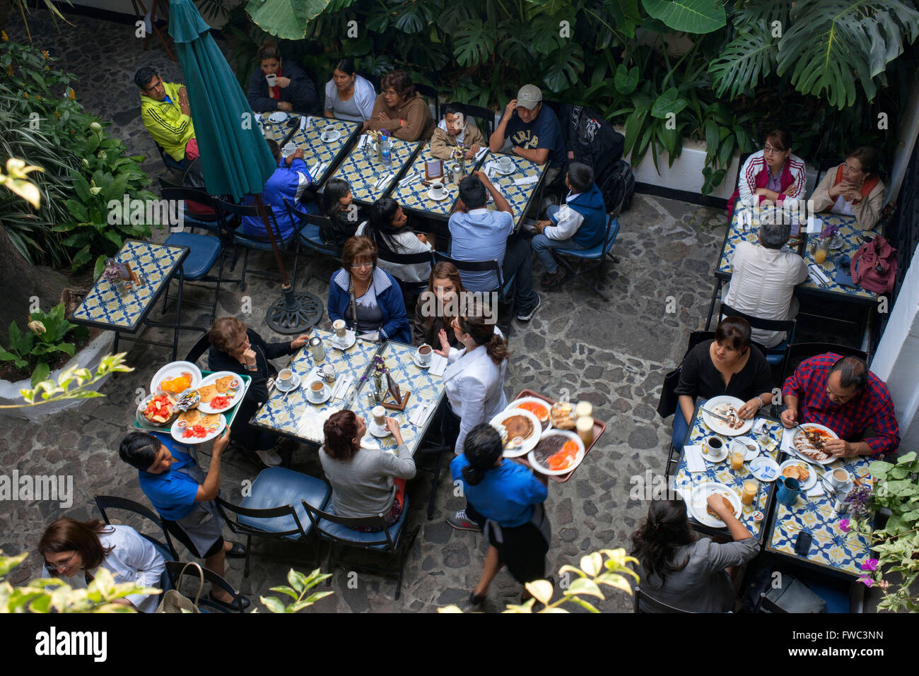 Typical breakfast at Doña Luisa Xicotencatl Restaurant. Antigua