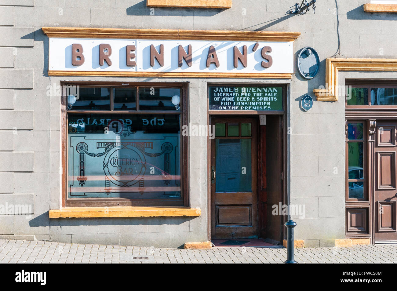 Brennan's Irish pub.  Bundoran, Ireland Stock Photo