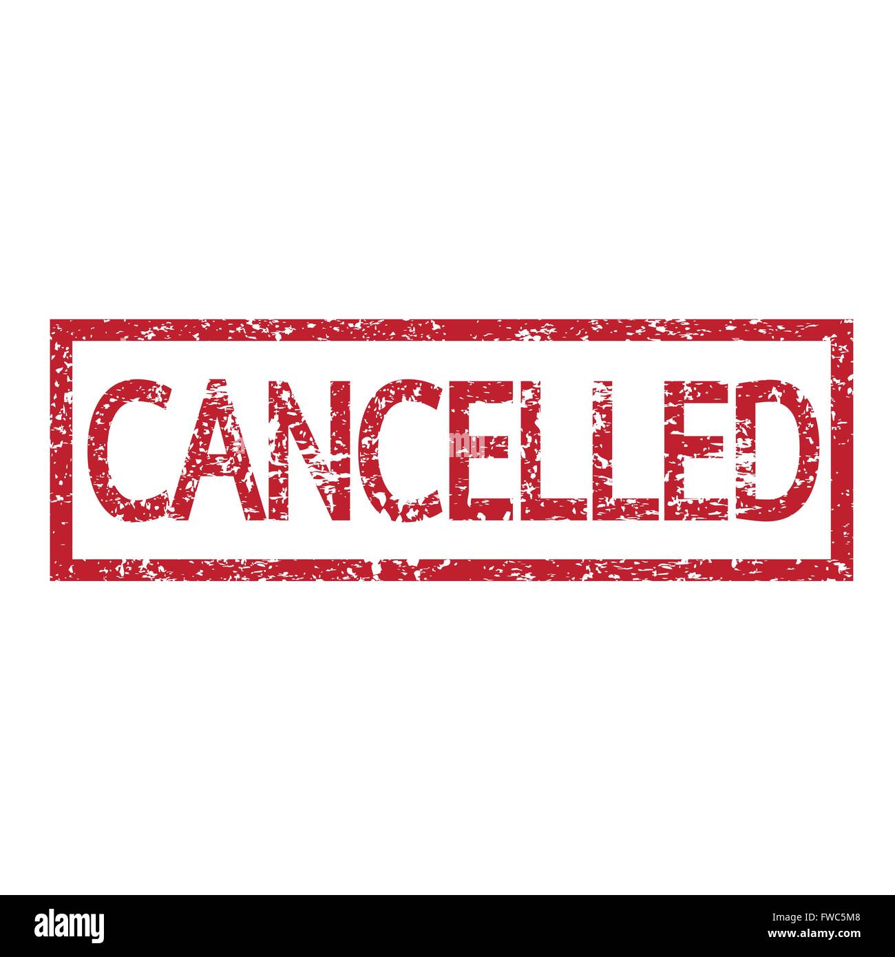 Cancel значок. Штамп cancelled. Штамп отменен. Табличка отменено. Will be cancelled.