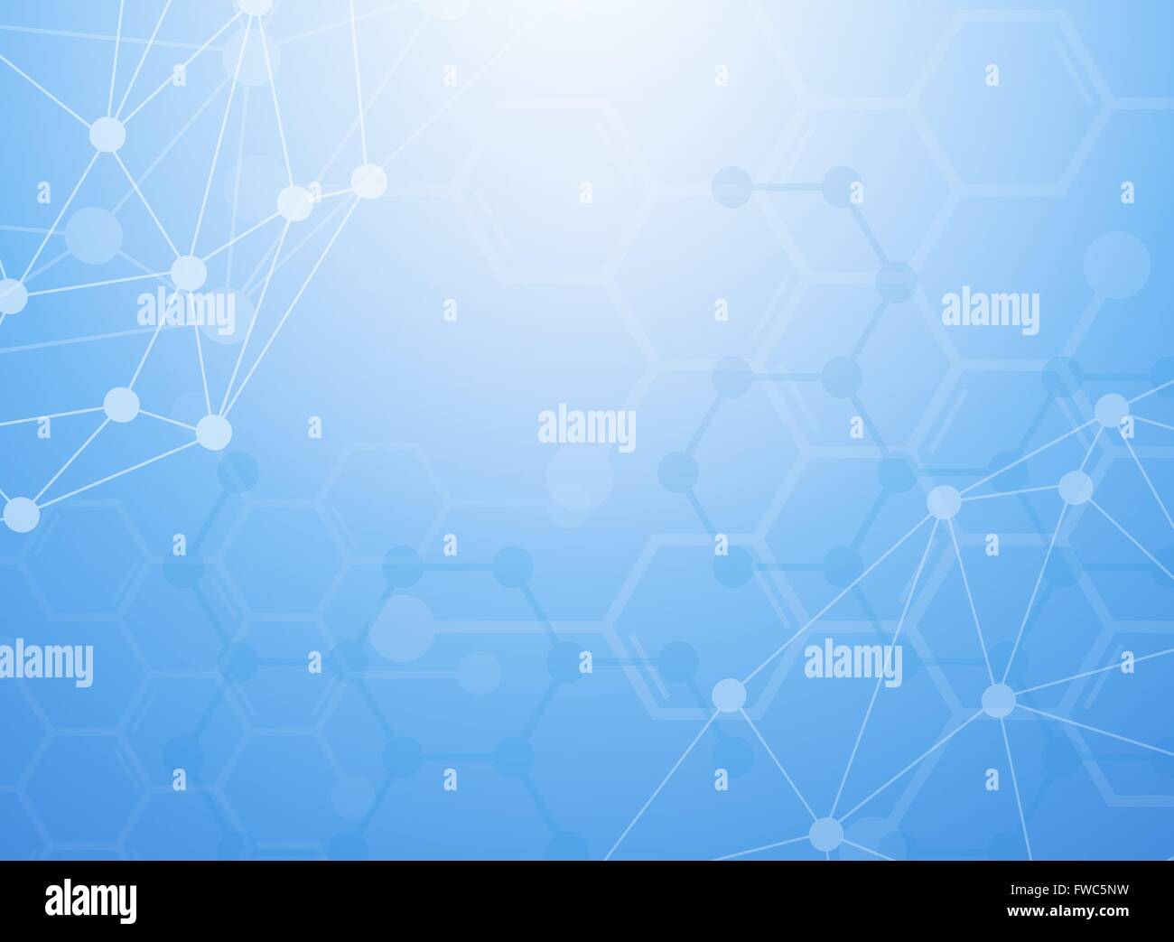 Abstract molecules medical background Stock Vector Image & Art - Alamy