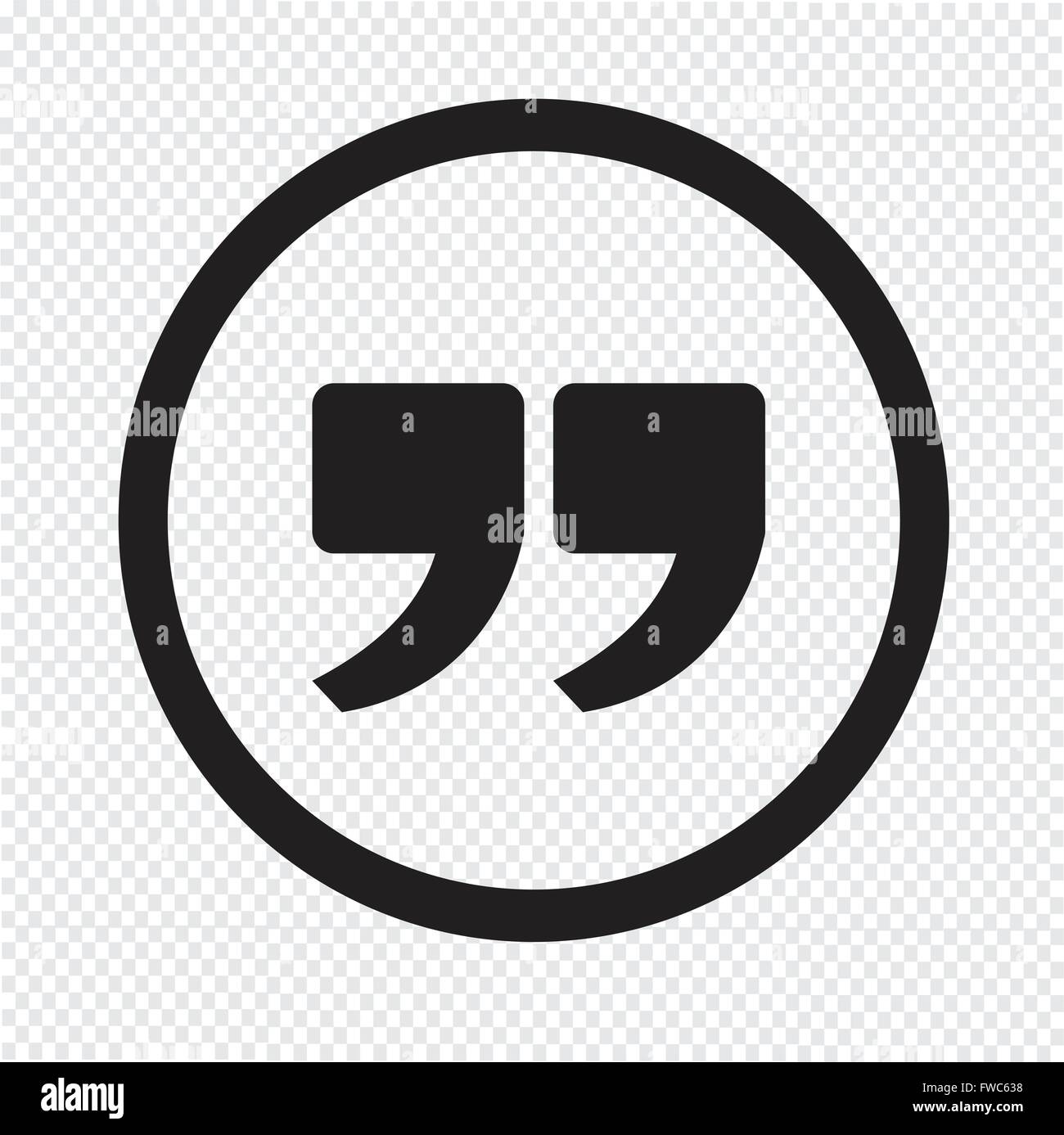 Set inverted quotation mark Stock Vector Images - Alamy