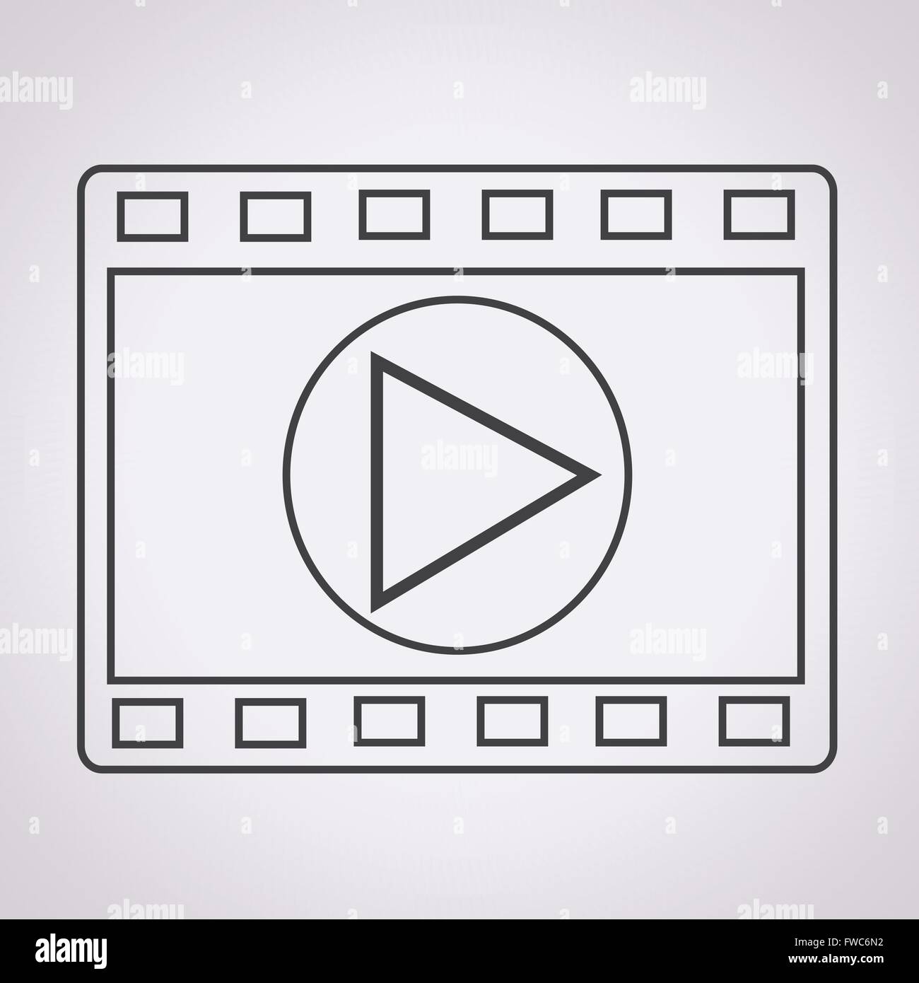 Film Strip Icon Stock Vector Image & Art - Alamy