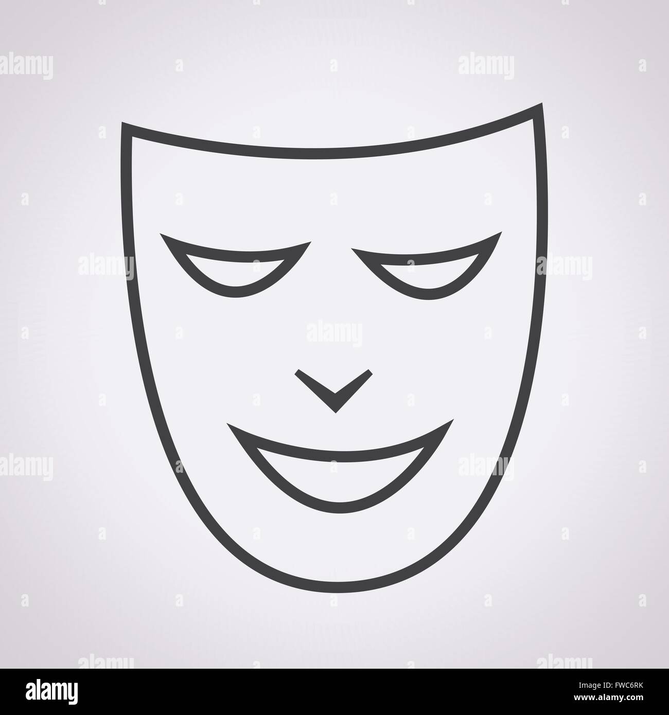theatrical masks icon Stock Vector Image & Art - Alamy