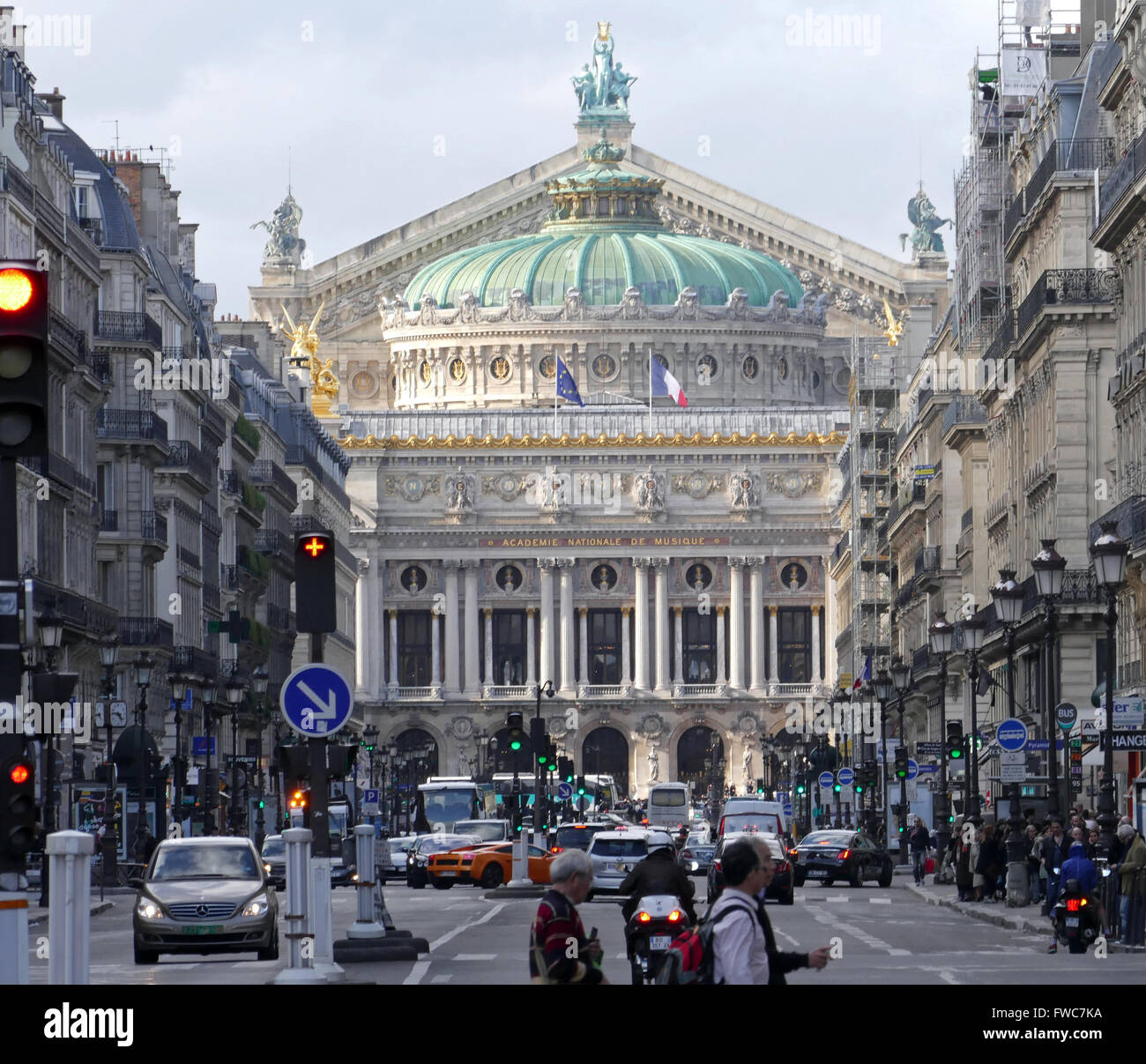 Academie Nationale de Music - Palais Garnier, Paris, France. Stock Photo