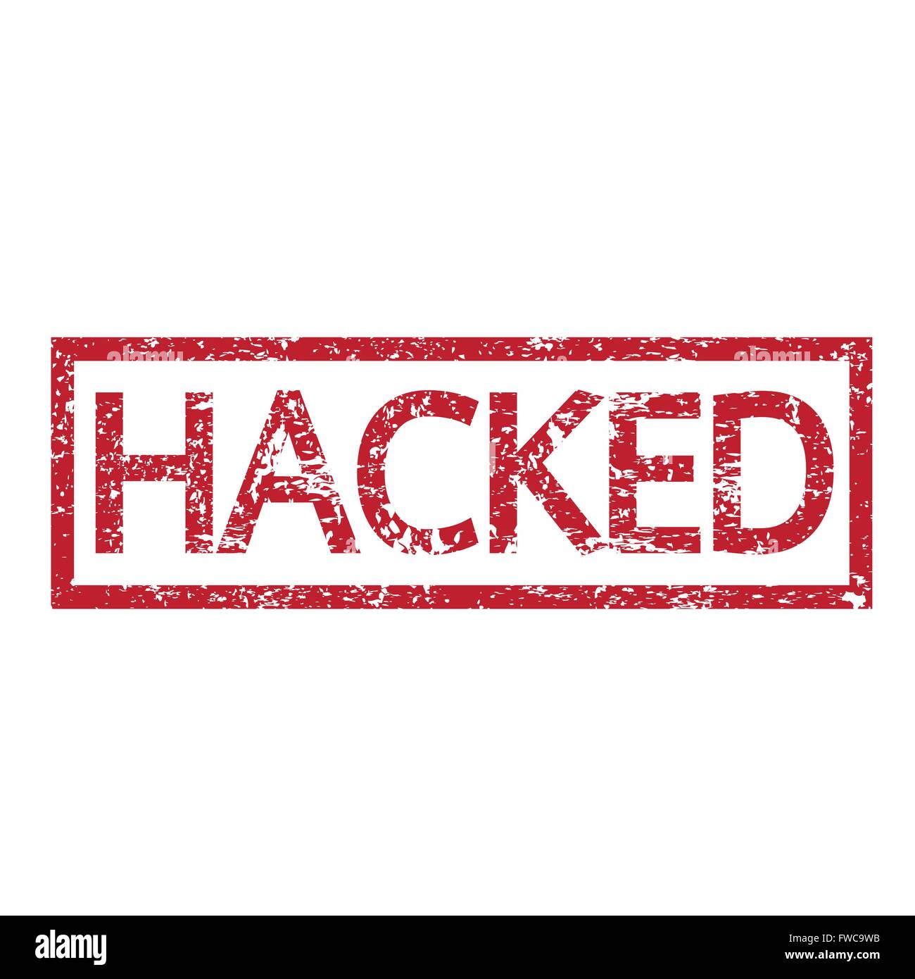 Hacked computer Stock Vector Images - Alamy