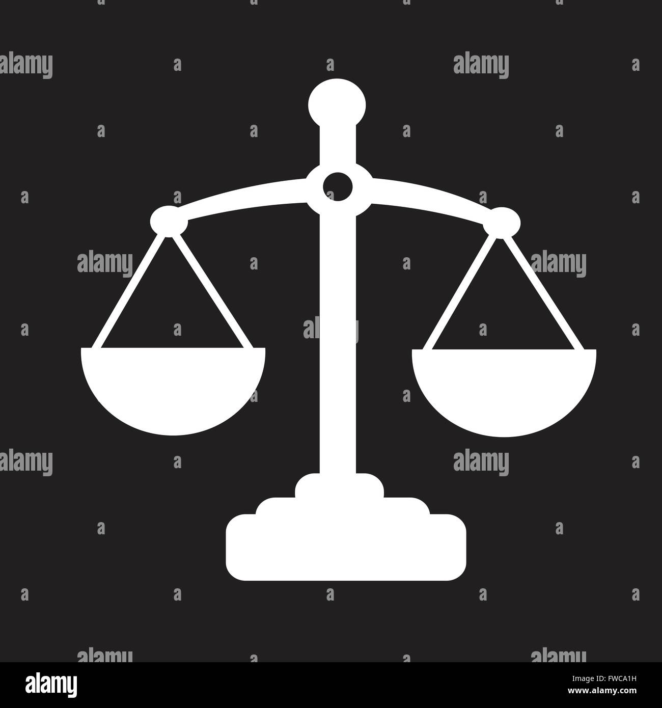 Scales of justice icon Stock Vector Image & Art - Alamy